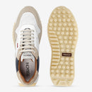 Sneaker Masculino Branco e Areia Racer | Ferracini